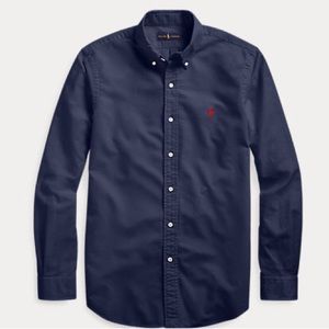 Polo by Ralph Lauren Slim Fit Oxford in Navy - Size Large